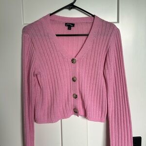 Long sleeve cardigan sweater